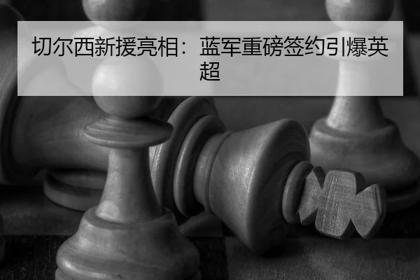 切尔西新援亮相：蓝军重磅签约引爆英超